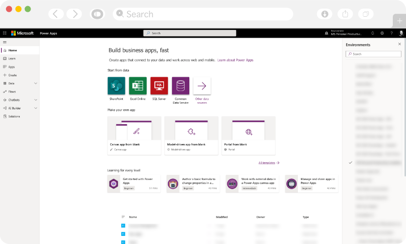 Build Apps Quickly Build Apps Quickly | Microsoft Power Apps Solutions from Exigo Tech India