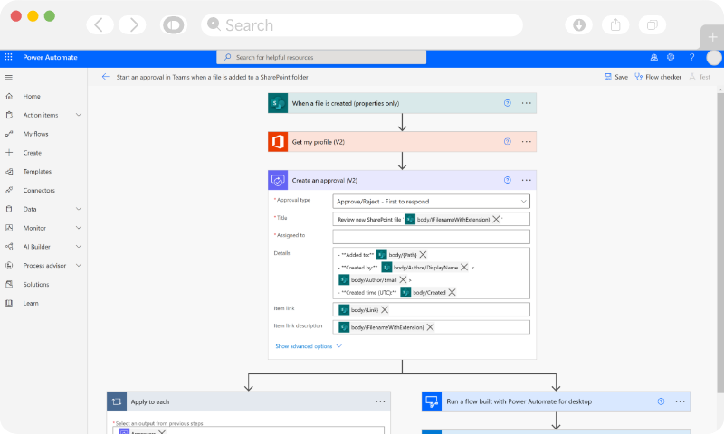 Enhance Workflows Enhance Workflows | Top MICROSOFT POWER AUTOMATE service Provider Australia | Exigo Tech Australia