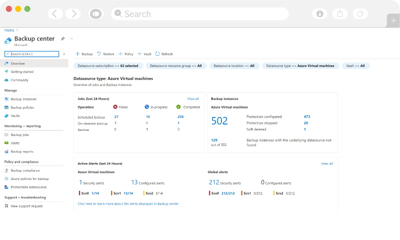 Manage Backup Manage Backup |Enterprise-Grade Microsoft Azure Services From Exigo Tech Australia