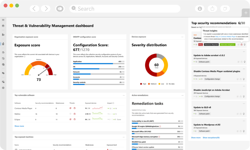 Track Threats and Vulnerabilities Track Threats and Vulnerabilities