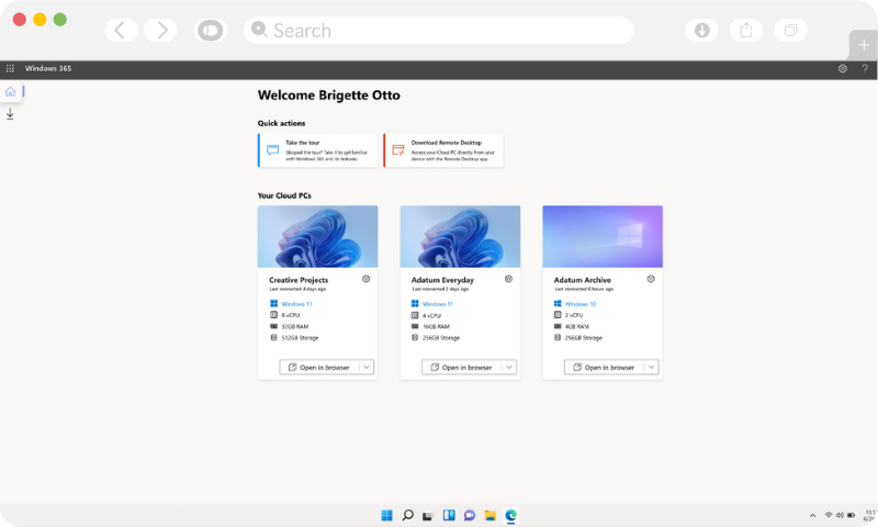 Your Windows in Cloud Your Windows in Cloud