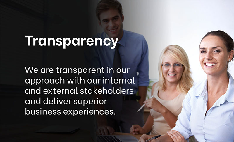 WHY CHOOSE EXIGO TECH? - Transparency: We are transparent in our approach with our internal and external stakeholders and deliver superior business experiences. WHY CHOOSE EXIGO TECH? - Transparency: We are transparent in our approach with our internal and external stakeholders and deliver superior business experiences.