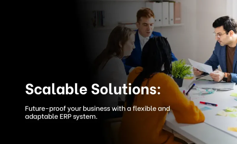 Collaborative business meeting exploring scalable ERP solutions for Australian businesses Collaborative business meeting exploring scalable ERP solutions for Australian businesses