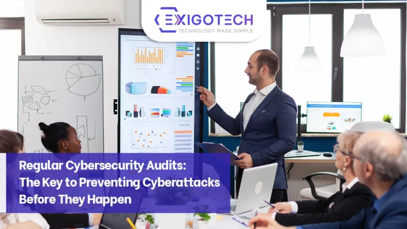 Regular Cybersecurity Audits: The Key to Preventing Cyberattacks Before They Happen - Exigo Tech Blog Feature image for website