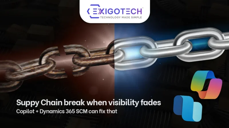 Transforming Supply Chains with Dynamics 365 SCM and Microsoft Copilot - Blog feature image for Website