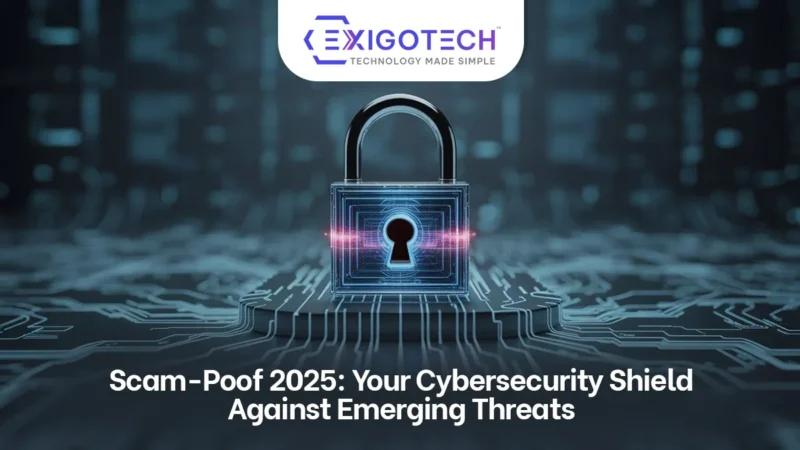 Cybersecurity Guide to Safeguarding Against 2025's Rising Scam Threats - Blog Feature image for Website