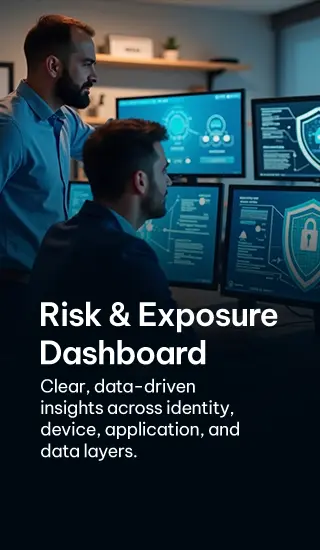 Team members reviewing a cybersecurity dashboard with data-driven insights - For Mobile version Team members reviewing a cybersecurity dashboard with data-driven insights - For Mobile version