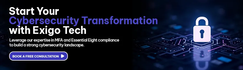 CTA - Start Your Cybersecurity Transformation with Exigo Tech