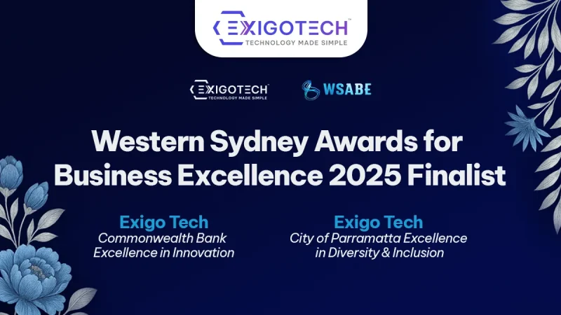 Exigo Tech Named Finalist in Two Categories at the WSABE Awards 2025 - Blog featured image for website